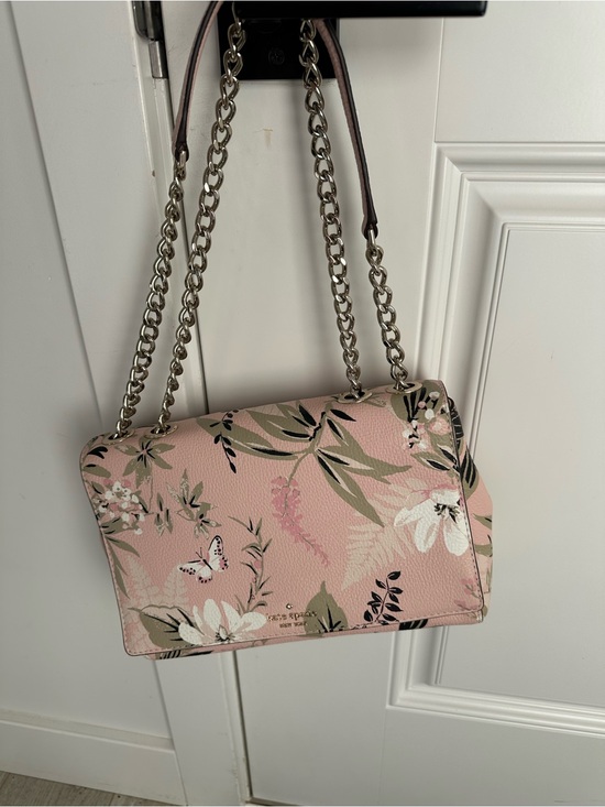 kate spade Handbags - kate spade Floral Pink Butterfly Chain Crossbody Bag NWOT